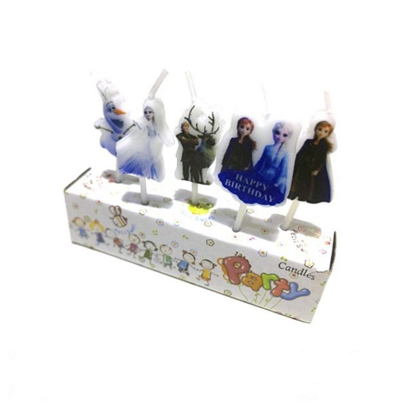 lilin FROZEN lilin ulang tahun lilin kue ulang tahun FROZEN hiasan kue FROZEN birthday decoration pa
