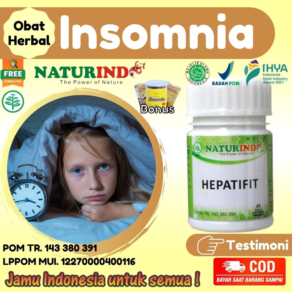 Obat Insomia Sulit Tidur Ampuh Herbal Obat Insomnia Anak Dewasa Obat Insomnia Susah Tidur 100% Herba