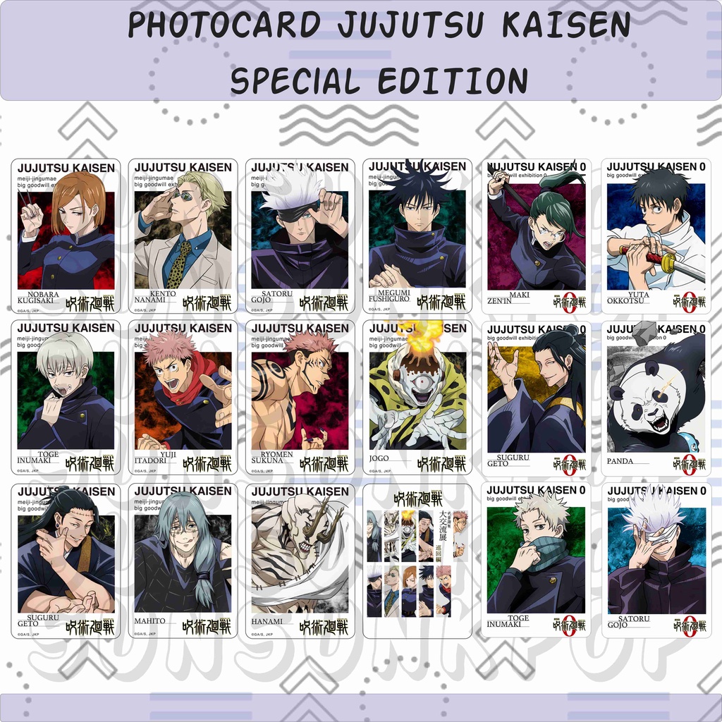 photocard jujutsu kaisen special