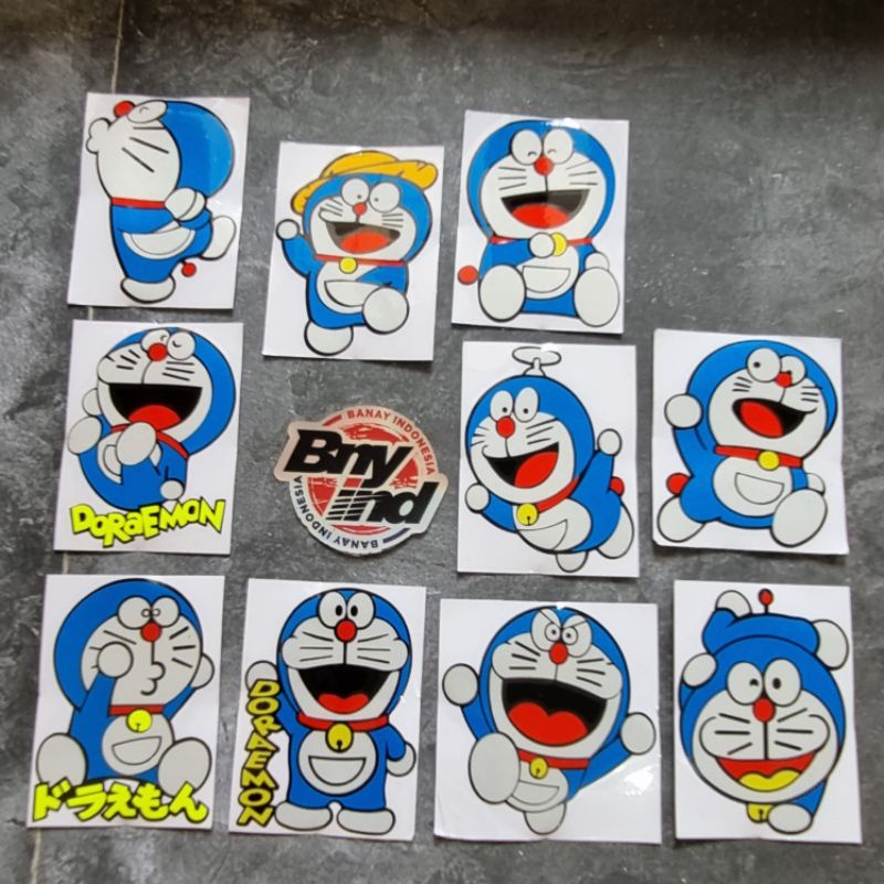 STICKER STIKER DORAEMON CUTTING