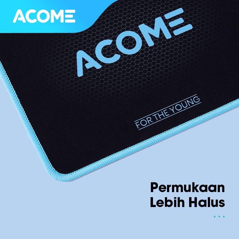 ACOME Fashion Mouse Pad Alas Karet Anti Slip AMP01 black series tatakan mose original anti slip Promo By Sen