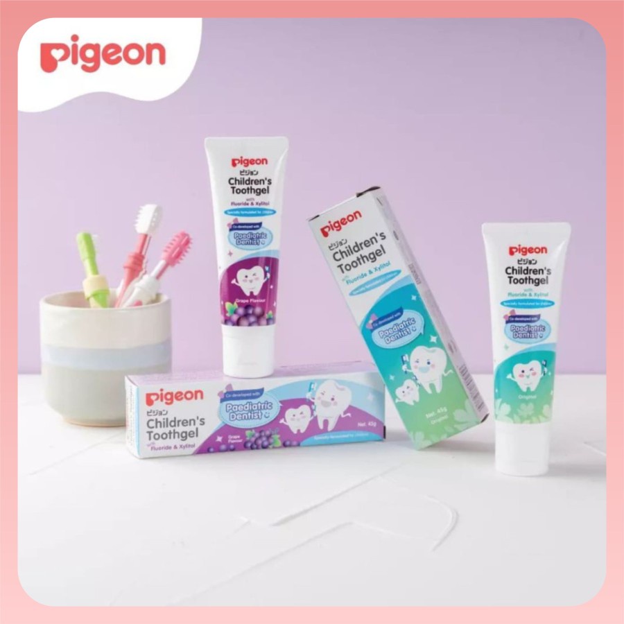 PIGEON | Children's Toothgel 45g | Pasta Gigi Anak | Kids Toothpaste