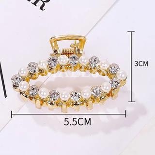 ♥TMALL88♥ Jepit Rambut Large Size Side Clip Pearl Hairpin Rhinestone Sweet Lovely H46 Geometric B16 TMALL88