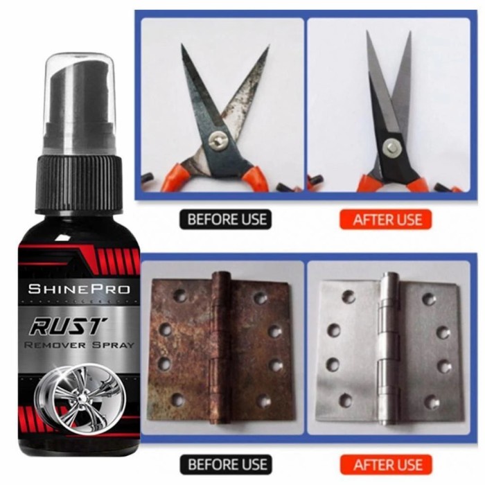ShinePro Spray Pembersih Penghilang Anti Karat Mobil 30ml Rust Remover