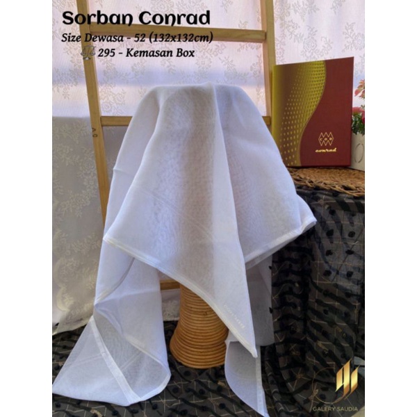 Imamah / Sorban Anak-dewasa Conrod/olevira/malaki import saudi