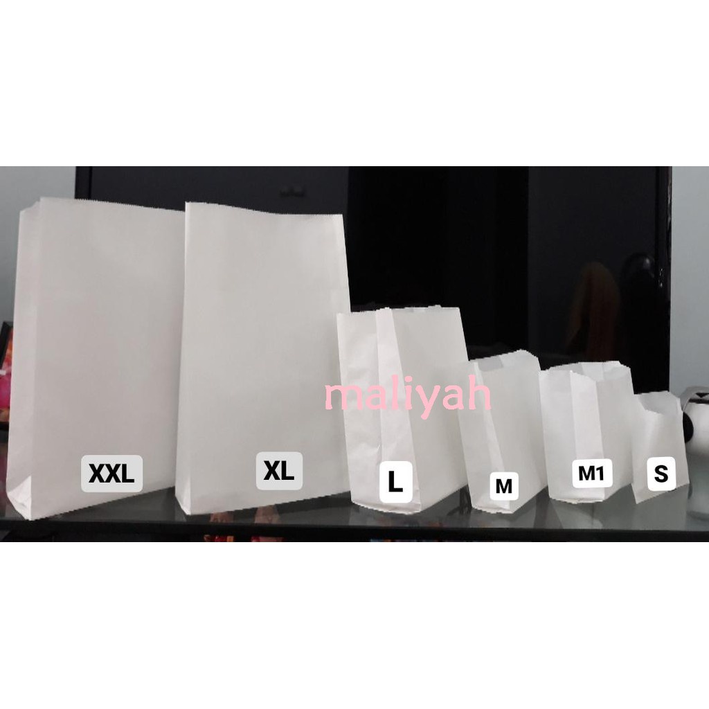 kertas bungkus kantong ayam kfc kentang paper grease 50 pcs