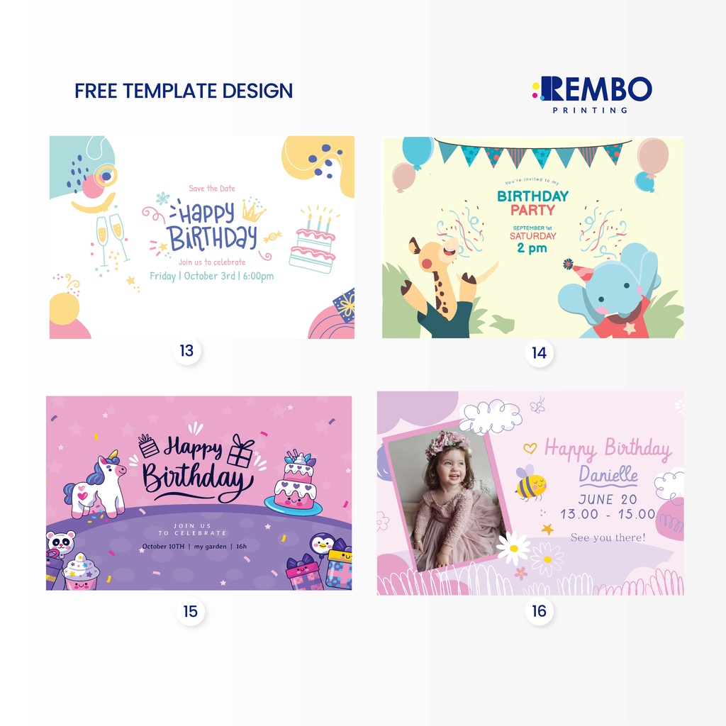 BANNER ULANG TAHUN / BACKDROP ULTAH / SPANDUK ULTAH CUSTOM / BANYAK PILIHAN TEMA &amp; BISA REQUEST