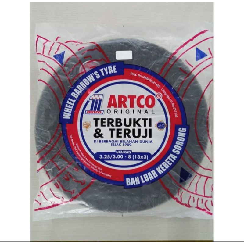 BAN LUAR ARTCO ORIGINAL / BAN LUAR KERETA SORONG / GEROBAK SORONG / ARCO