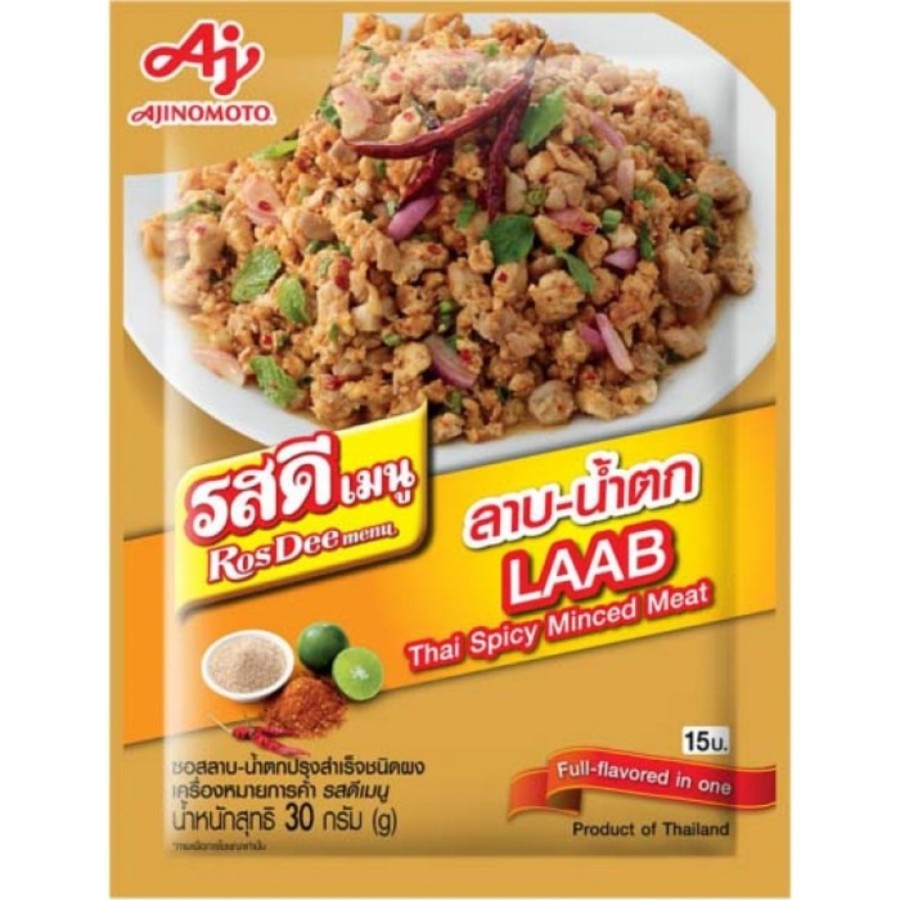 

Bumbu Instant Ajinomoto RosDee LAAB Thai Spicy Minced Meat 30g