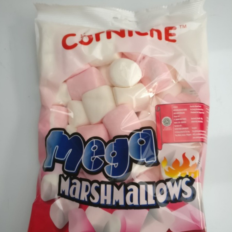 

CORNICHE MEGA MARSHMELLOW WARNA 300Gr