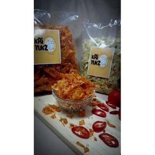 

Hati-Hati Ketagihan! Keripik Singkong Kriwil 500gr // Cemilan Pedas dan Original Gurih