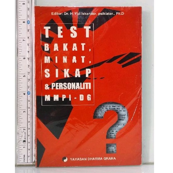 TEST BAKAT MINAT SIKAP & PERSONALITY MMPI -  DG Yul Iskandar