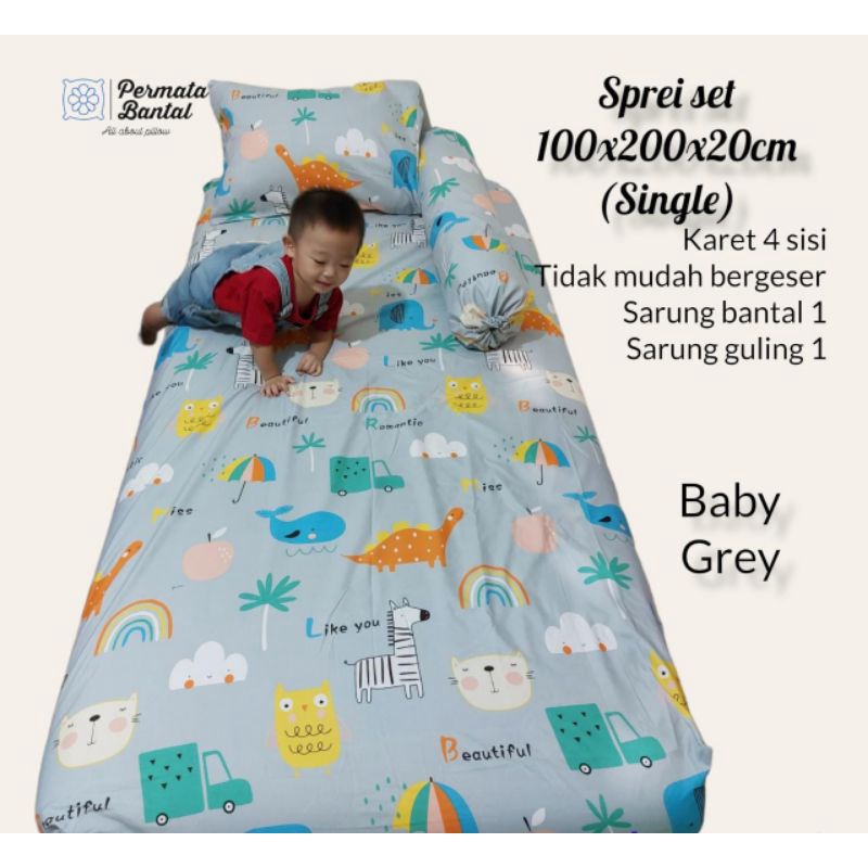 [PROMO] Sprei Set Ukuran 100x200 tinggi 20cm