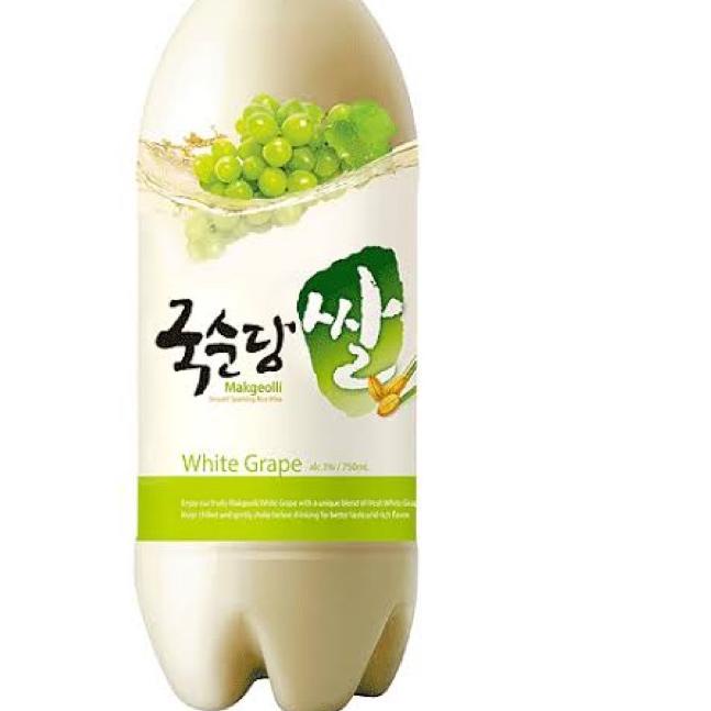 

COD✔️Kook Soon Dang Makgolie White Grape 750ml - Alc 3%|SQ3