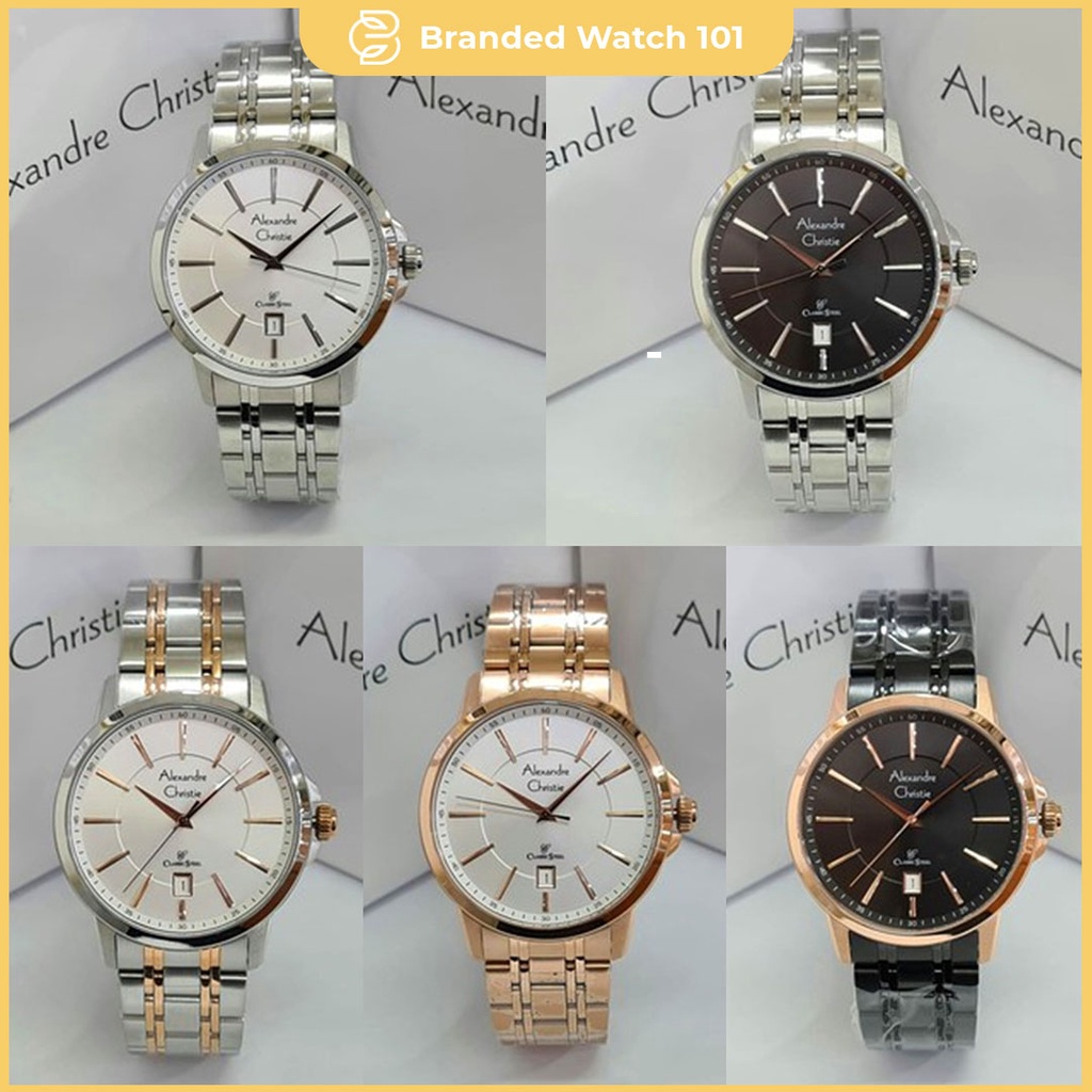 ORIGINAL Jam Tangan Pria Alexandre Christie AC 8636 / AC8636 / 8636 Garansi Resmi 1 Tahun.