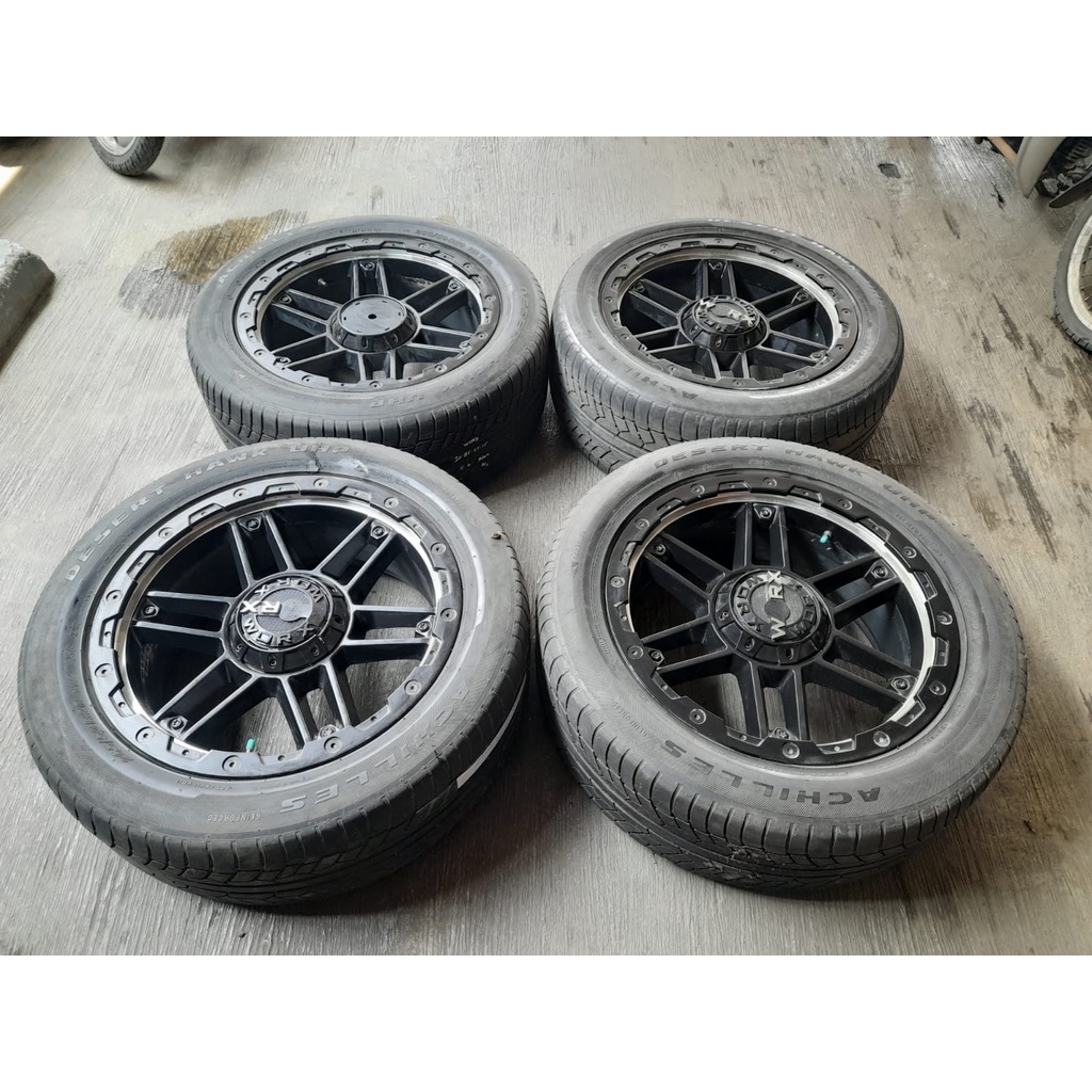 Velg Mobil Ring 20 Bekas Model Work Pcd 6x139,7 Black