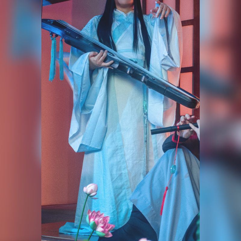 [FULL SET] Grandmaster of Demonic Cultivation Lan Wangji Official Cosplay Costume Mo Dao Zu Shi MDZS