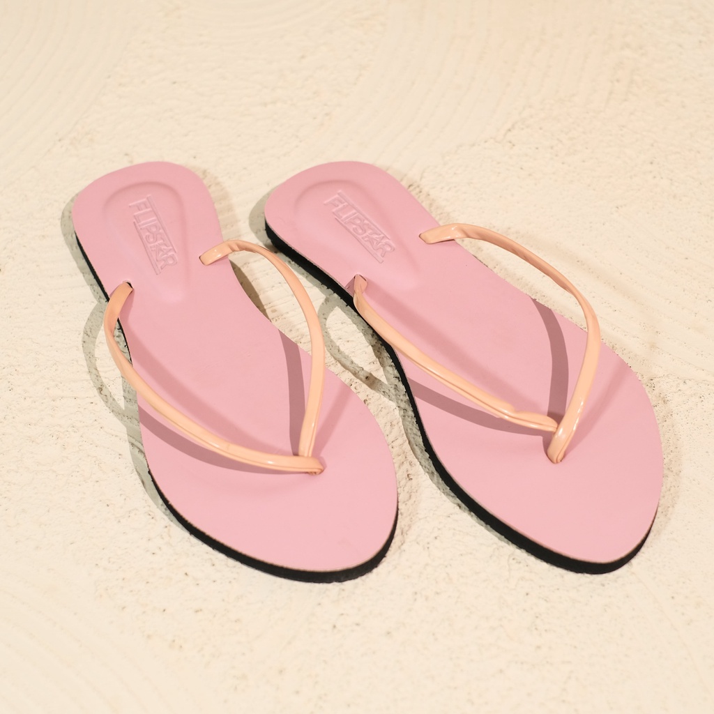 Sandal Jepit Rubi Wanita Feminim Pink Color | Sandal Jepit Simple elegan