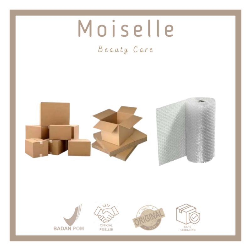 

[Moiselle] Tambahan Packing Bubble Wrap / Kotak Kardus