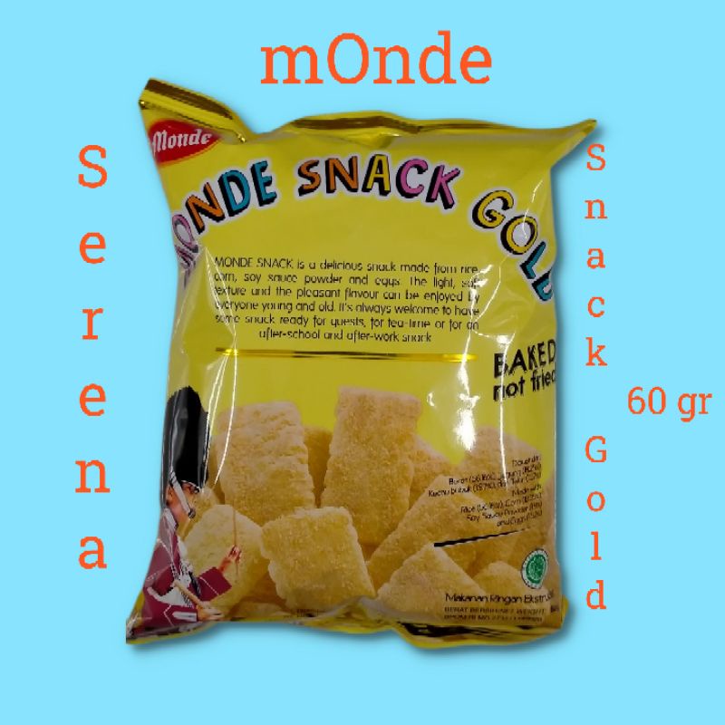 

monde serena gold 60 gr dan monde serena snack spicy tomat 60 gr