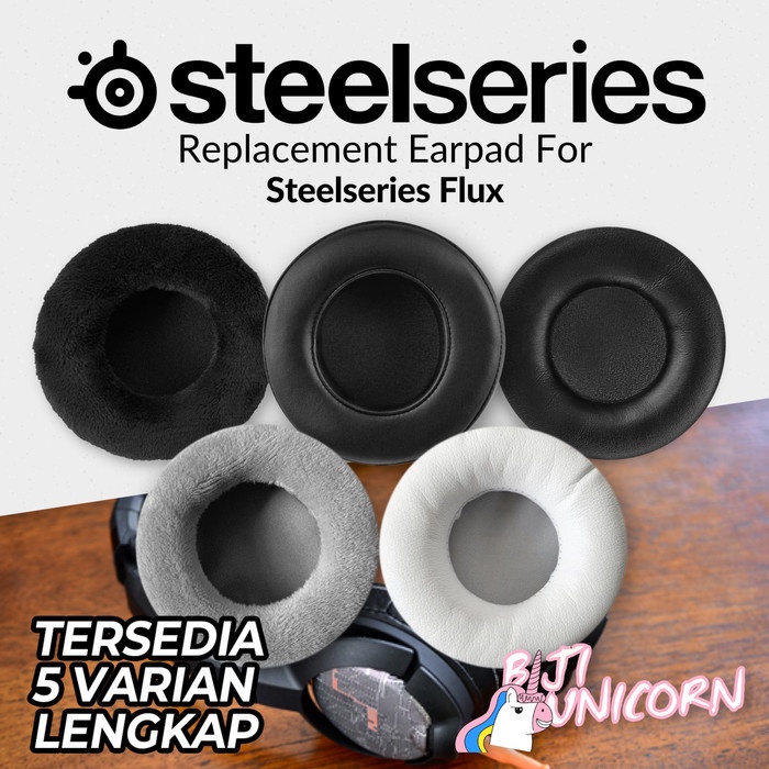 Earpad Earcup Ear Cushion Steelseries Flux Bantalan Pad Busa Foam