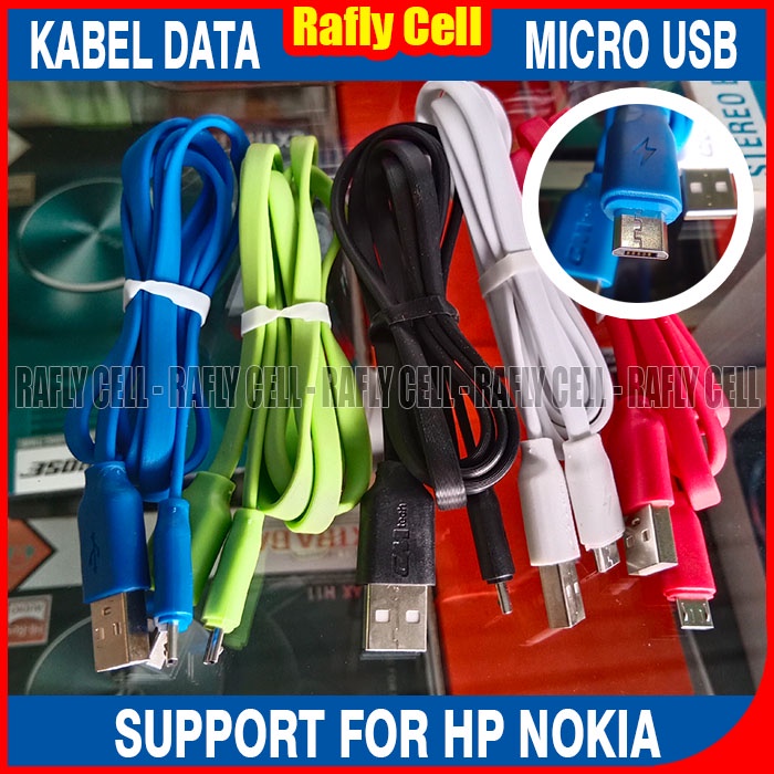 Kabel Data Charger Micro USB Untuk HP NOKIA 2 3 5 6 8 2.2 220 900 X XL X5 X6 105 106 110 150 LUMIA 4