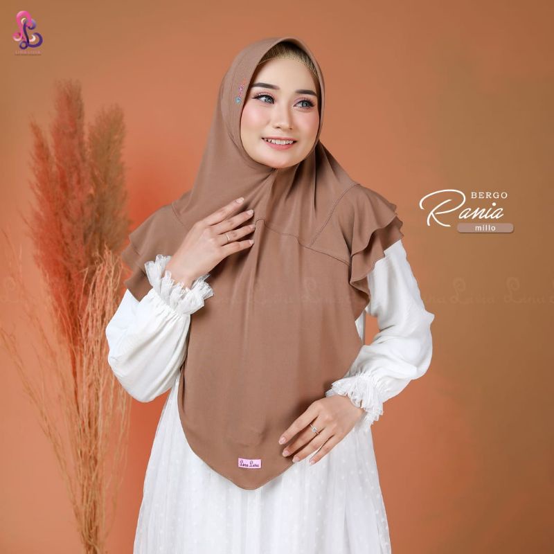 Linalivia Hijab || Bergo Rania Linalivia ||Jilbab instant || Ready stock || Bisa Cod