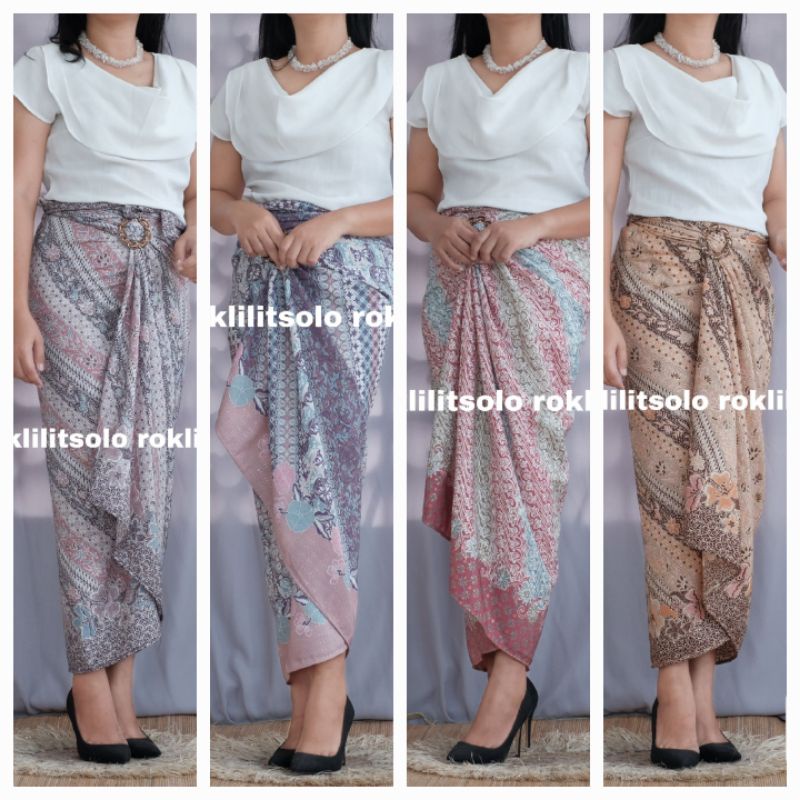 ROK LILIT BATIK - ROK KEBAYA - ROK LILIT - KAIN LILIT - ROK KONDANGAN BATIK PREMIUM BAHAN FOIL - ROK LILIT MODERN -ROK WISUDA