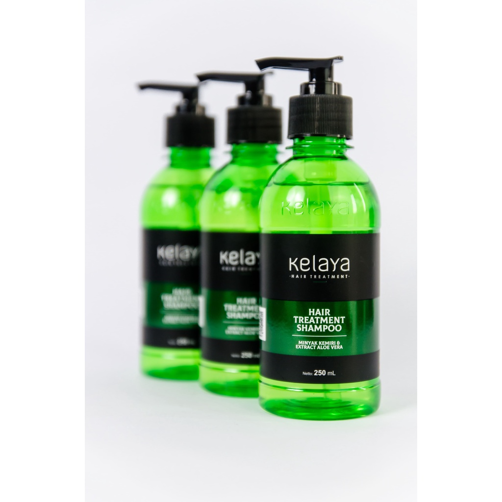 KELAYA Hair Treatment Shampoo - Shampo Perawatan Rambut Rusak Rontok Bercabang Kulit Kepala Ketombe