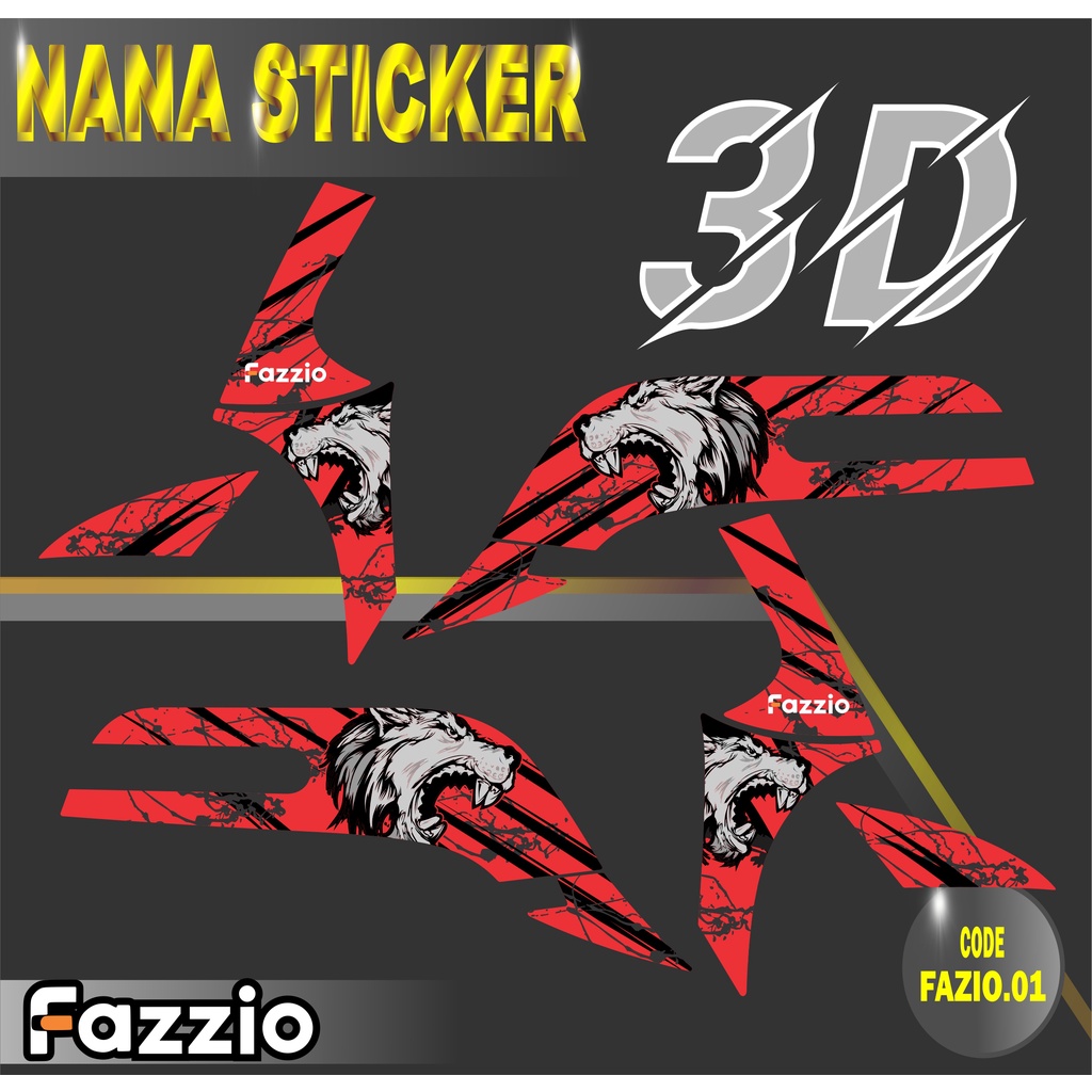 striping Sticker FAZIO variasi semi full STIKER LIST VARIASI FAZIO - 01