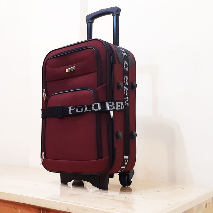 KOPER 20 INCH POLO BEN KAIN POLO RODA 2 ORIGINAL 5 WARNA - merah maroon