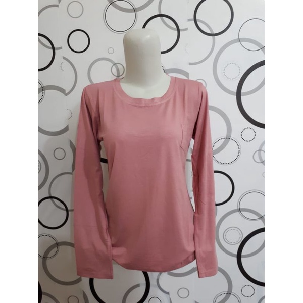 KAOS WANITA ATASAN WANITA  KAOS TANGAN PANJANG WANITA KAOS MURAH KAOS LENGAN PANJANG WANITA KAOS POLOS WANITA