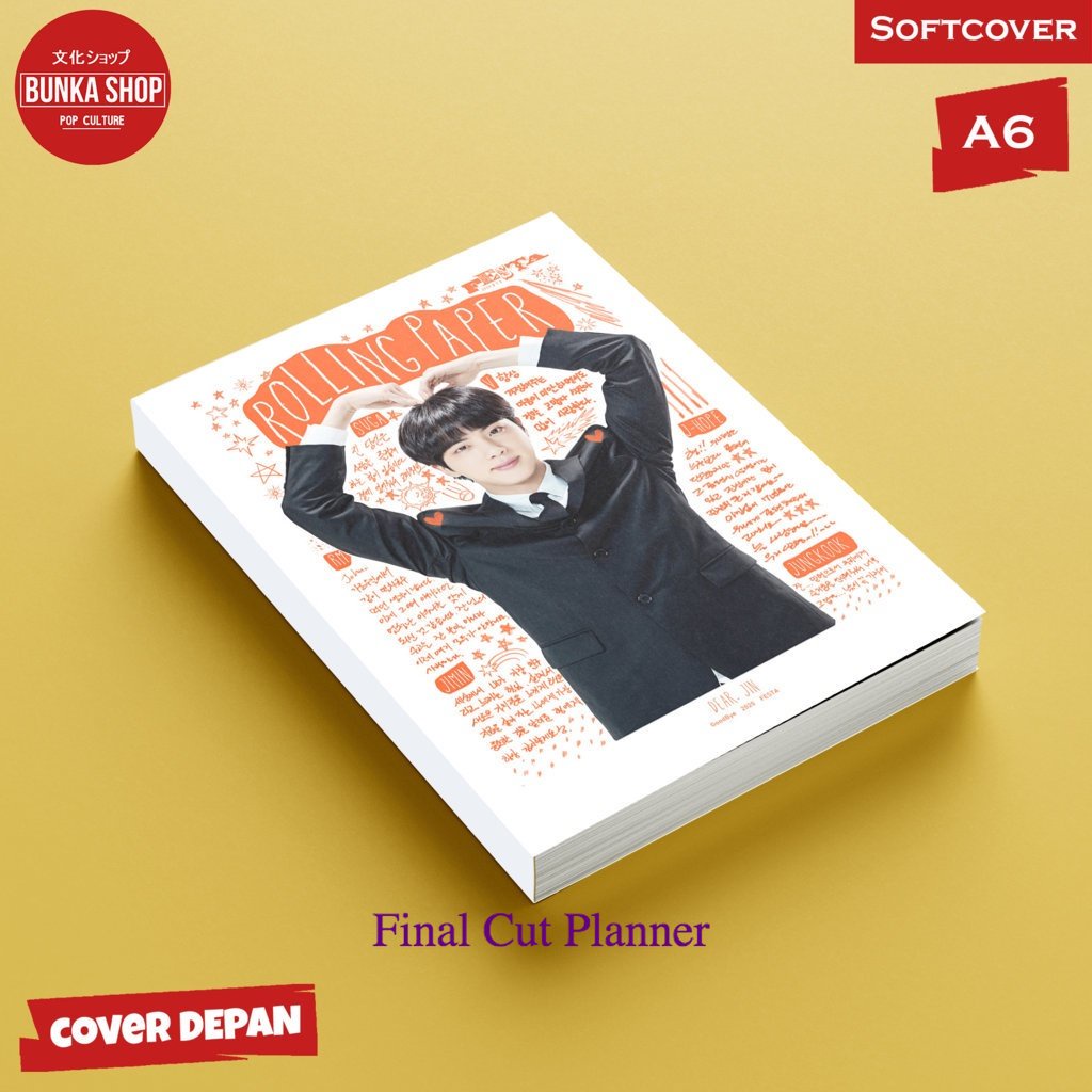 

Pocket Note KPOP BTS Festa Jin Softcover A 6 Buku Tulis Catatan Notes Agenda Planner Jurnal planner