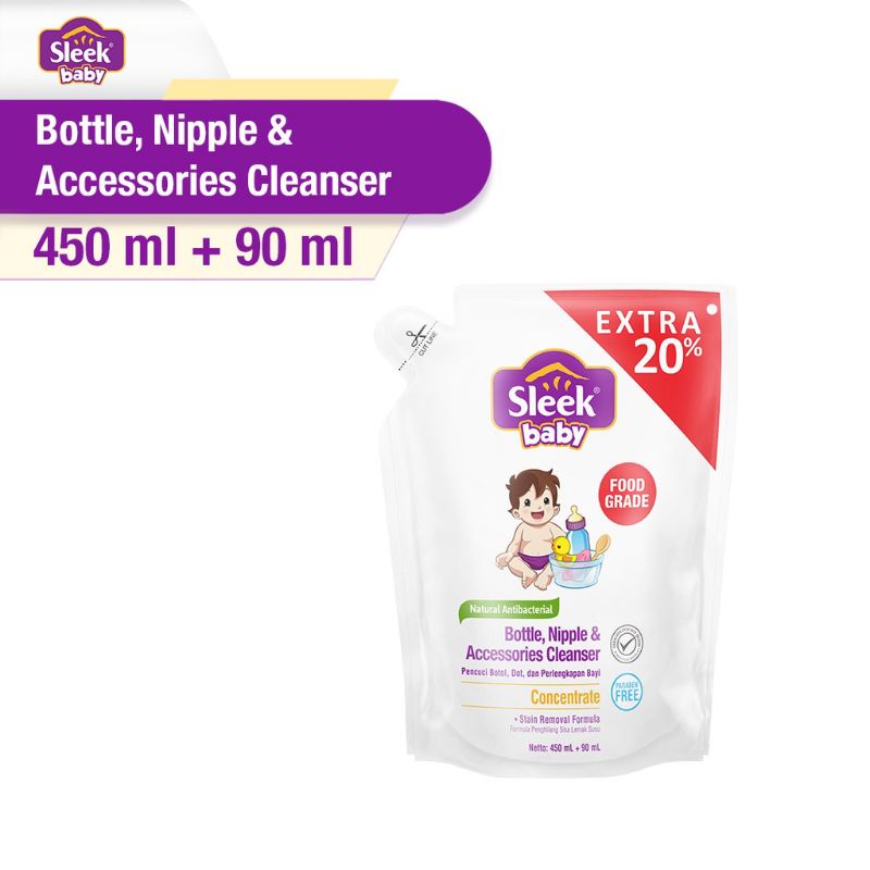 Sleek Baby Botol Cleanser / Sleek Baby Sabun Pencuci Botol Susu