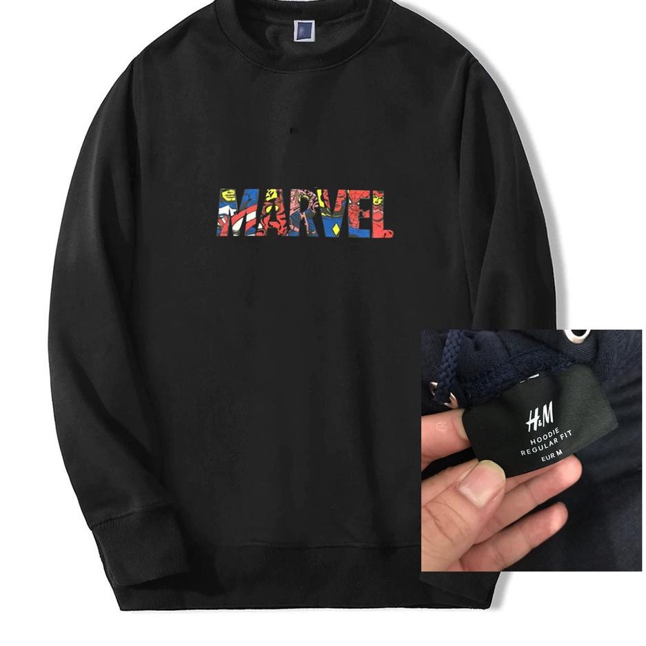 [NY888] Sweater Crewneck Pria Marvel h&M / Jaket Hoodie Nasa Marvel Original Usa newyork tbhh748