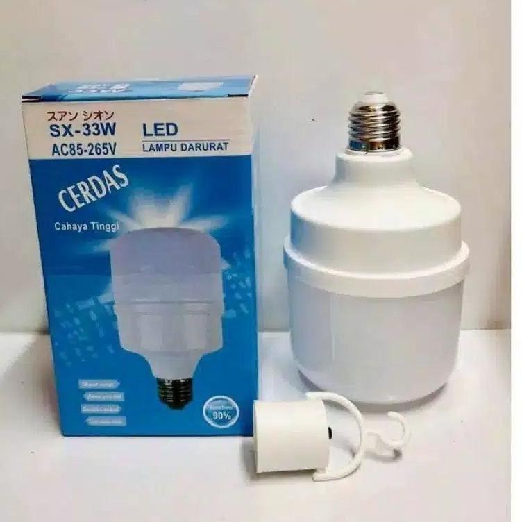 "KPB.18Oc22y" LAMPU LED EMERGENCY 28WATT CERDAS MENYALA OTOMATIS SAAT LISTRIK MATI