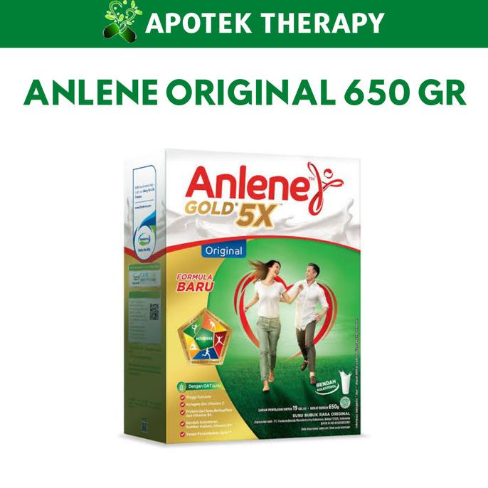 

[ COD ] Anlene Gold Plus Original / Vanilla / Coklat 650 gram