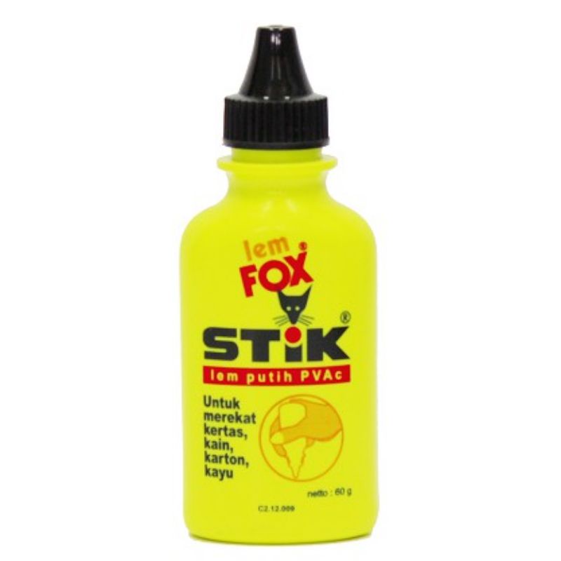 

Lem Fox PVac Botol 60 Gram