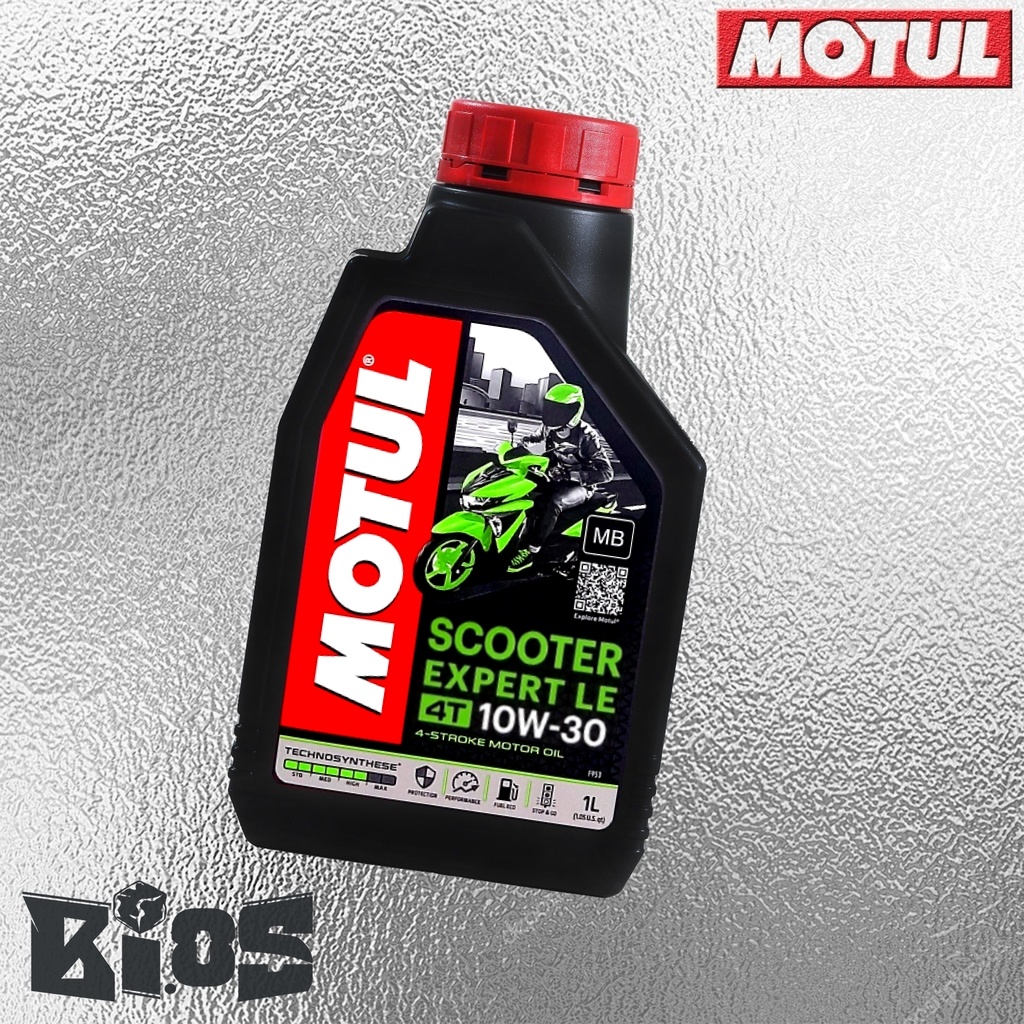 MOTUL SCOOTER EXPERT LE 10W30 / 10W40 TECHNOSYNTHESE 1L &amp; 800ML