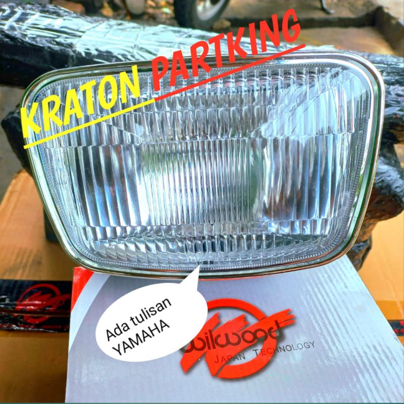 LAMPU DEPAN OVAL RX KING ADA CAP YAMAHA KUALITAS ORIGINAL