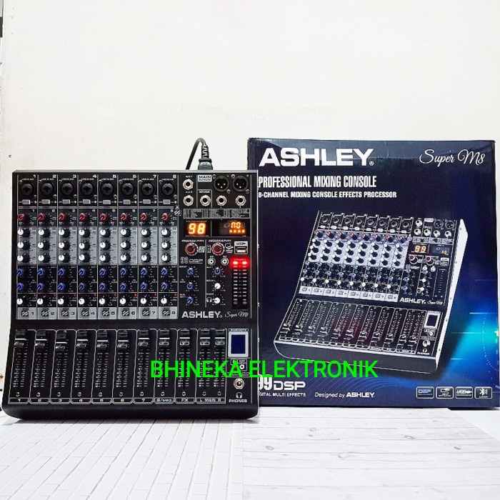 mixer audio ashley Super m8 mixer ashley super m8 8channel