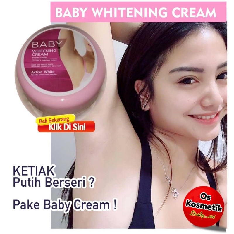 BABY WHITENING CREAM - CREAM KETIAK LEHER LIPATAN DLL