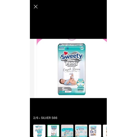 Sweety Silver Pants S66