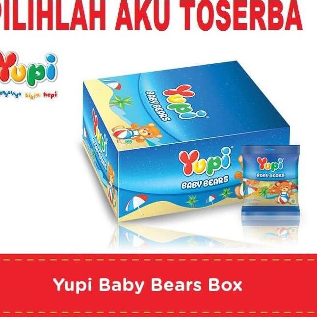 

Restock--YUPI BABY BEARS isi 24 PCS - ( HARGA PER BOX )