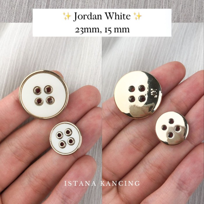 Kancing Kancing Lubang 4 Kemeja Blazer Cantik Unik Lusinan