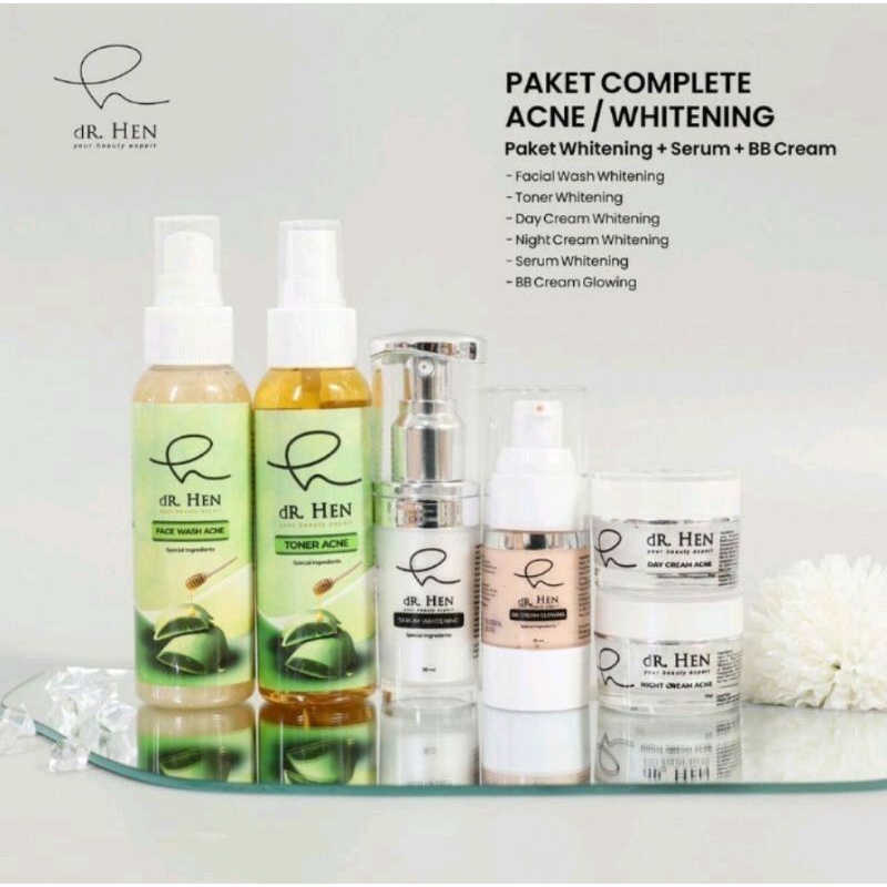 Jual Dr.hen paket lengkap Acne glow (Athena group) Shopee Indonesia