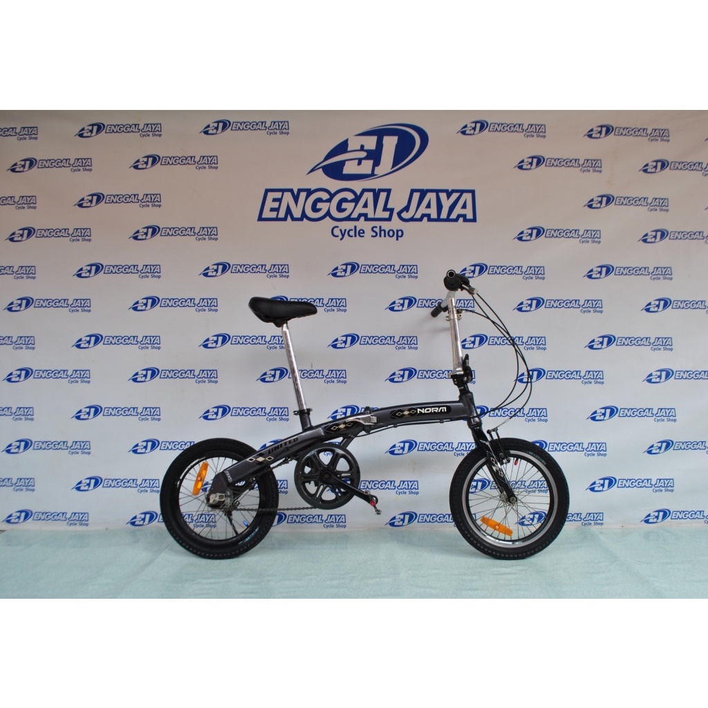 Sepeda Lipat United Norm Alloy Internal Gear Nexus Teleskopik 16 Inch - Not Seli Noris Urbano Trifol