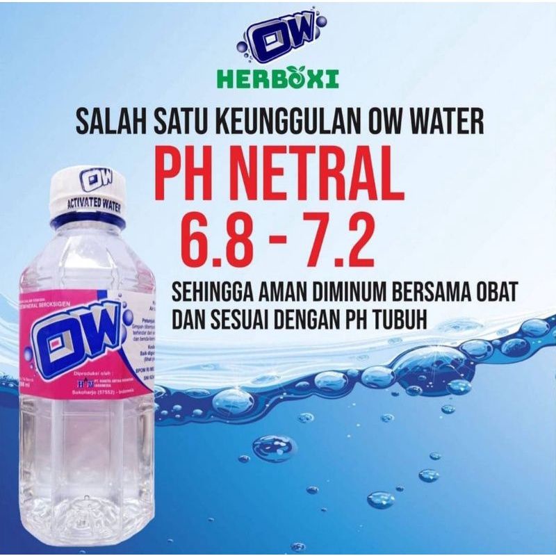 

AIR MINUM MINERAL KESEHATAN OW HERBOXI WATER OXYGEN OXXY ACTIVE WATER