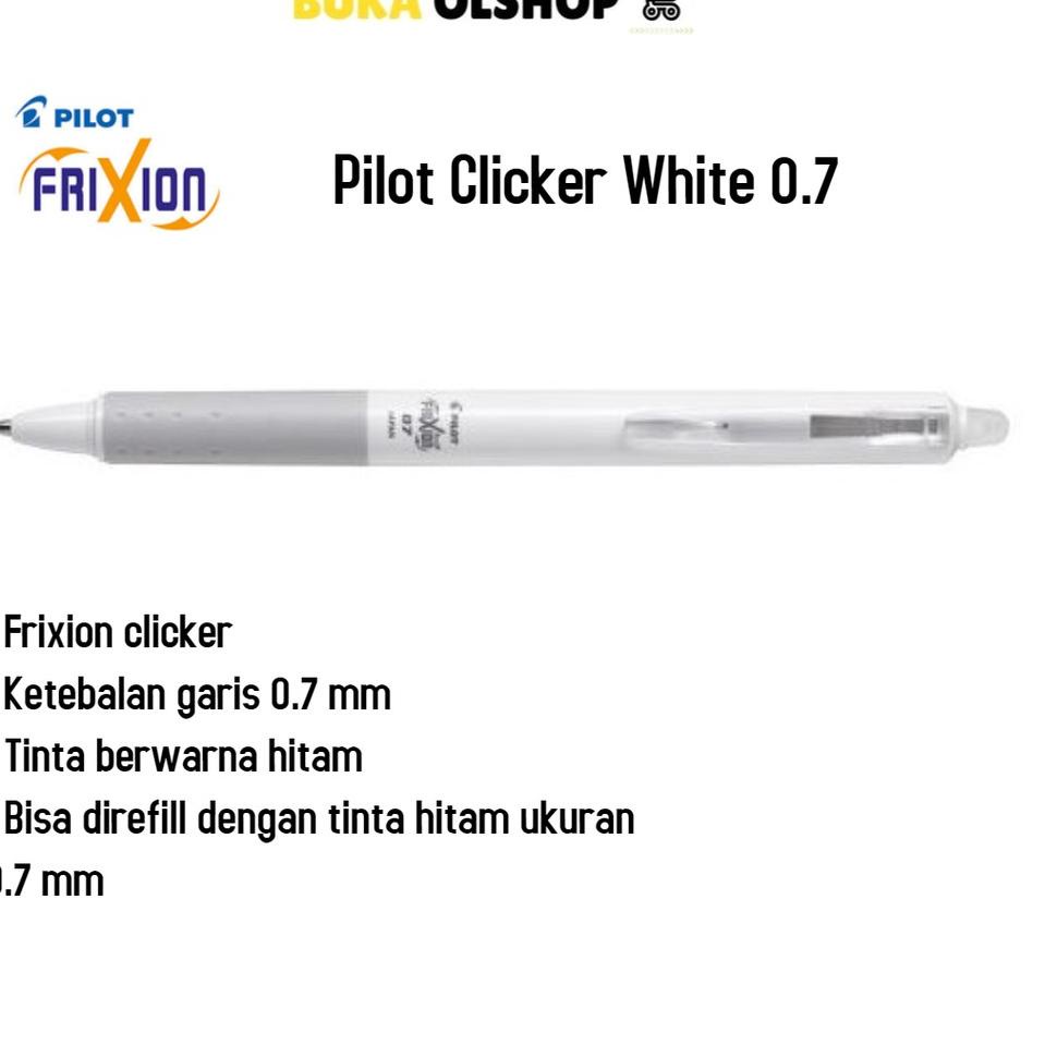 

kpcl597 Bolpoin Pilot Frixion Ball Clicker Pulpen Hapus Barang Super