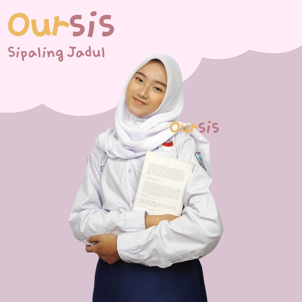 ᴏᴜʀꜱɪꜱ Kerudung Sekolah Segi Empat Paris | SiPALING JADUL